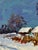 Oil Painting Winter Snow-Covered Village Serdyuk Boris Petrovich For Sale - Image 6 of 11