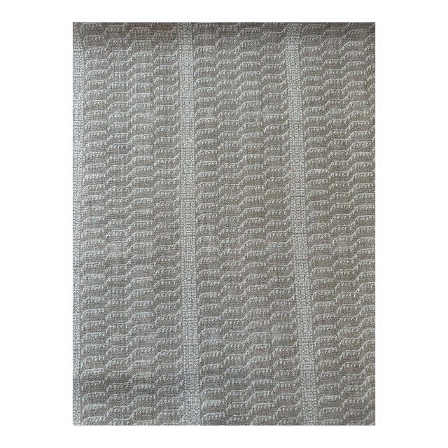 Susan Connor Designs Pilar in Color Dune Belgium Linen Fabric 1 5/8 Yards For Sale