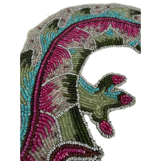 Kim Seybert Hand-Beaded Large Dragon Table Runner For Sale In Houston - Image 6 of 6