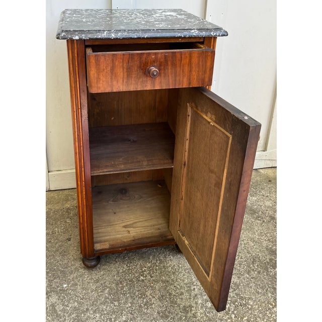 Mid 19th Century 19th Century Continental Empire Bedside Cabinet Nightstand For Sale - Image 5 of 9