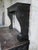 19th Century French Napoleonic Black Marble Fireplace For Sale - Image 3 of 9