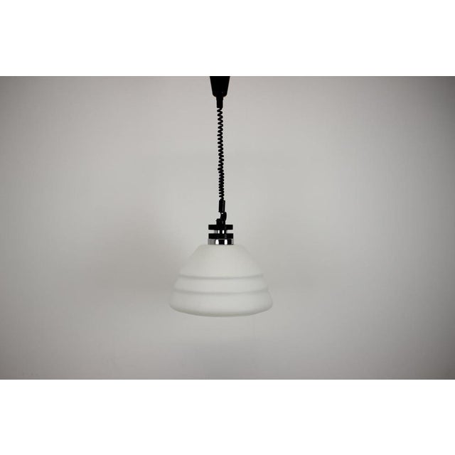 Mid-Century Extendable Pendant, Czechoslovakia, 1960s For Sale - Image 3 of 10