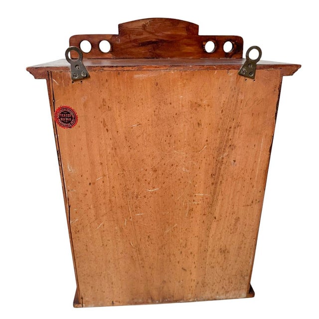 Art Nouveau Kerfschnitt Wall Cabinet, 1900s For Sale - Image 5 of 9