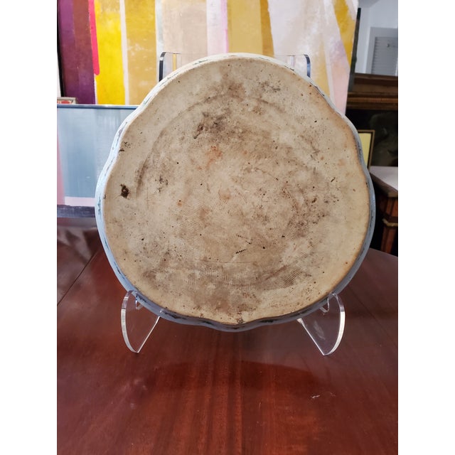 Early 19th Century Antique Chinese Porcelain Large Heart Shape Charger For Sale - Image 5 of 12