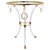 Acrylic Glass & Gilt Metal Tripod Coffee Table Pedestal Gueridon by Maison Charles, 1970s For Sale - Image 14 of 14