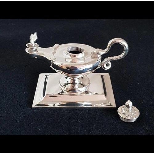 Vintage Sterling Silver Table Cigar Lighter from Barnard & Sons, 1933 For Sale - Image 3 of 18