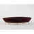 Four-seat curved Italian sofa from the 1950's. The sofa features a continuous curved backrest, four individual seat...