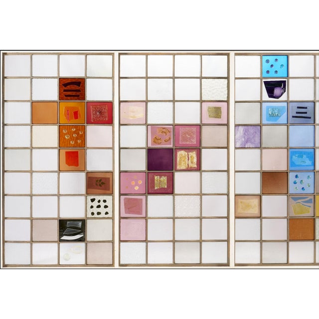 Dorothy Sturm (American/Tennessee, 1910-1988), untitled glass and mixed media assemblage, circa 1960-1965. The work...