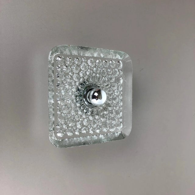 Large Vintage Glass Bubble Sconce from Peill & Putzler For Sale - Image 15 of 16