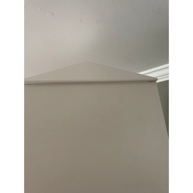 Wood Irwin and Lane Obelisk Bookcase Etagere With Pyramid Top For Sale - Image 7 of 9