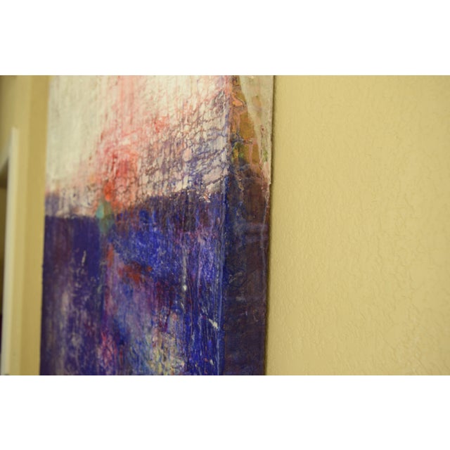 "Purple Haze" Mixed Media Painting For Sale - Image 4 of 7