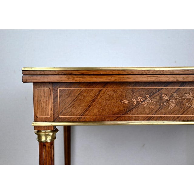 Late 19th Century Game Table in Louis XVI Style For Sale - Image 11 of 18