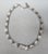 Vintage 1970s Signed Monet Rhodium Plated Articulated Buckle Collar Necklace For Sale In Philadelphia - Image 6 of 9