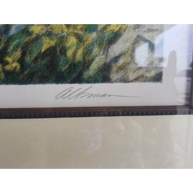 Framed Artist Proof 1988 "Shaded Path" Signed: Harold Altman For Sale - Image 4 of 4