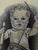Original graphite pencil drawing by American artist and illustrator Theodore E. Schrock (1879–1952), depicting a young...
