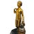 1930s Art Deco Spelter Metal Nude Flapper Goddess Desktop Torch Tip Table Lighter For Sale - Image 9 of 11