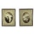 Framed Photography With Antique Vintage Fashion Theme a Pair For Sale
