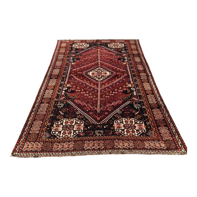 Early 20th Century 1900s Antique Caucasian Tribal Rug Bedroom Rug For Sale