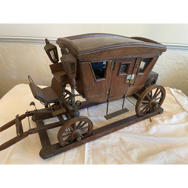 1930s Folk Art Stage Coach For Sale - Image 6 of 8