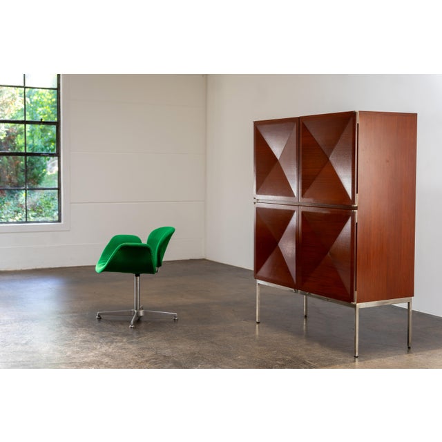 Mid-Century Modern Pointe de Diamant Highboard by Antoine Philippon and Jacqueline Lecoq for Behr, 1962 For Sale - Image 3 of 16