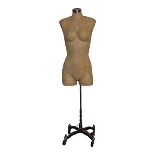 Vintage Adjustable Mannequin on Wheels For Sale