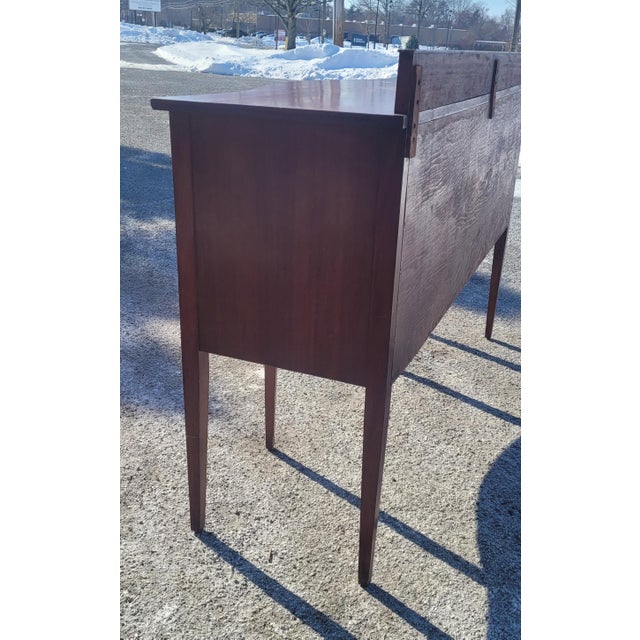 Fine Antique Inlaid Federal Style Sideboard For Sale - Image 12 of 15