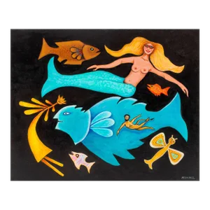 Louis Mendez "Sea World / Dance of Life" Painting