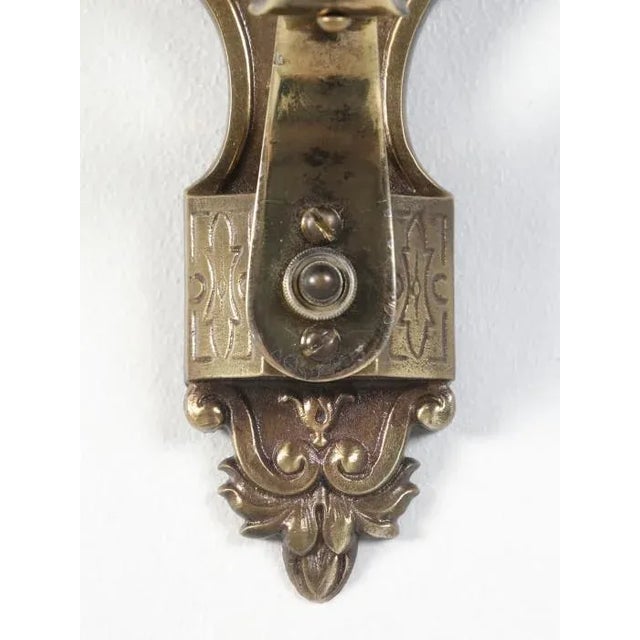 Mid-Century Modern American Single Brass Sconce For Sale - Image 3 of 13