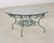 o.w. Lee American Regency Style Wrought Iron and Glass Scrolled Garden Table For Sale - Image 16 of 18