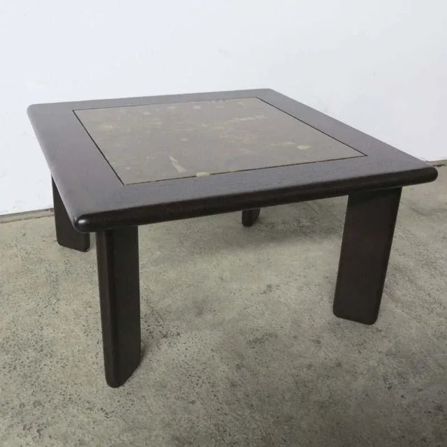 Wood Fossil Side Table by Heinz Lilienthal, 1980s For Sale - Image 7 of 7