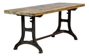 Industrial Table with an Pine Top