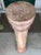 Neoclassical 1980s Fine Pink Italian Marble 40" Neoclassical Pedestal Column Ft. Breccia-Style Veining For Sale - Image 3 of 18