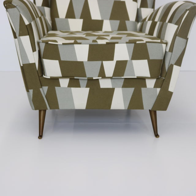 1950s Mid-20th Century Single Italian Modernist Lounge Chair For Sale - Image 5 of 18