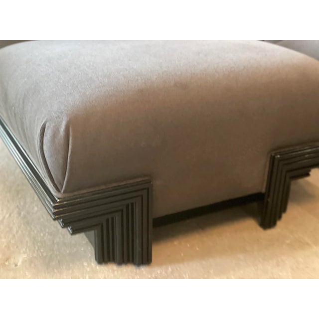 1970s Modern Slipper Chairs In the Manner of James Mont - a Pair For Sale - Image 9 of 13