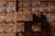 Antique Monumental Industrial Hardware & Parts Cabinet For Sale - Image 9 of 11