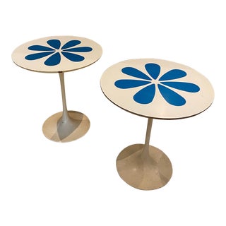 1960s Daisy Tulip Tables - A Pair