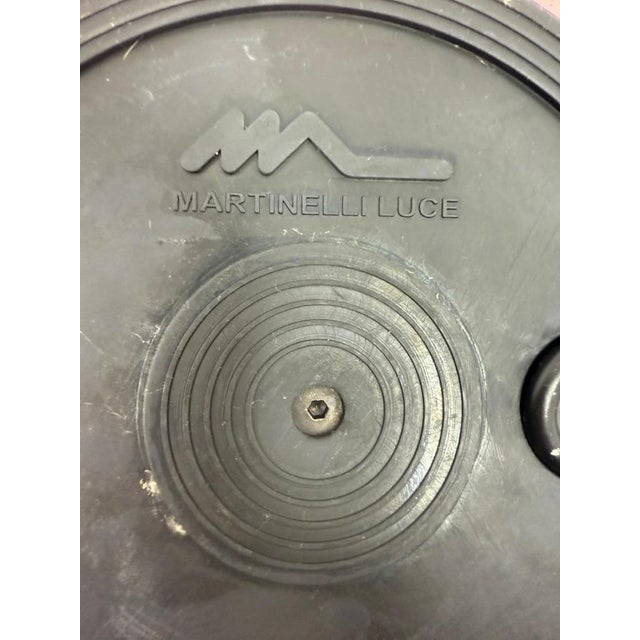 Transparent Red Foglia Lamp attributed to Elio Martinelli for Martinelli Luce, 1960s For Sale - Image 16 of 18