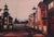 French School Artist, Chinatown in San Francisco at Twilight, 1950s, Ink & Gouache, Framed For Sale - Image 8 of 13