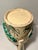 Green Antique Meiji Era Japanese Kyoto Satsuma Pottery Signed Studio Kinkozan Pitcher For Sale - Image 8 of 10