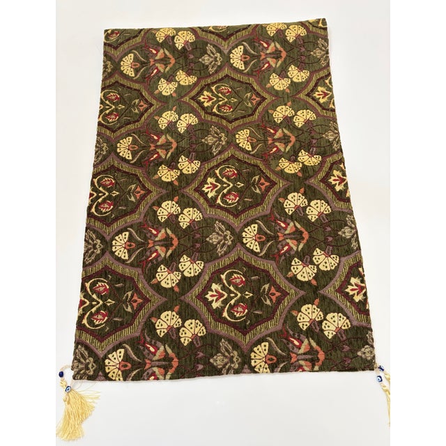 Authentic Turkish Tulip Table Runner For Sale - Image 4 of 4