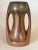 Brown and Green Color Stoneware Enameled Vase with 2 Handles, France, 1960s For Sale - Image 6 of 9