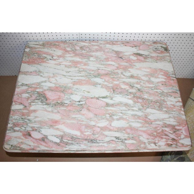 Vintage Victorian Eastlake Style Pink Marble Top Coffee Table Chairish