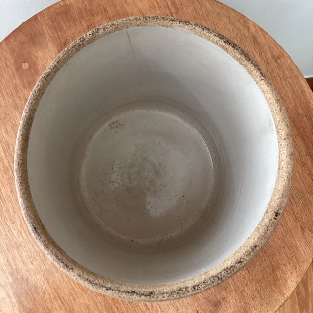 Ceramic Antique Robinson Ransbottom Blue Crown Stoneware Crock Roseville Ohio For Sale - Image 7 of 12