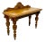 Early English Carved Oak Sideboard / Console Table For Sale
