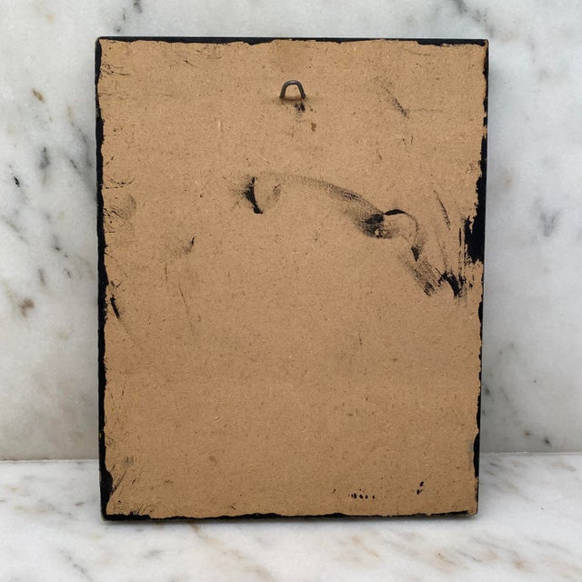 Early 21st Century Dog Portrait Original Oil British of a Labrador, Pit Bull or Great Dane Signed Pet Portrait For Sale - Image 5 of 5