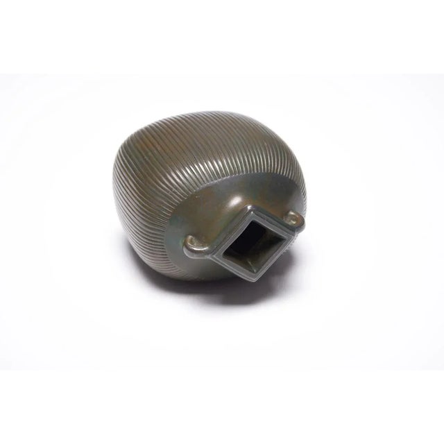 Disco Metal Vase by Just Andersen for Just Andersen, 1930s For Sale - Image 6 of 8