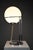 1970s Mid-Century Modern Space Age Chrome and Glass Globe Table Lamp, 1970s For Sale - Image 5 of 11