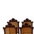 Furniture - 10 Henry II Chairs - 19th Century. Portuguese; 19th century, made of carved and turned oak wood. Straw seats....