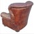 Restoration Hardware Churchill Tufted Leather Armchair For Sale In Los Angeles - Image 6 of 18