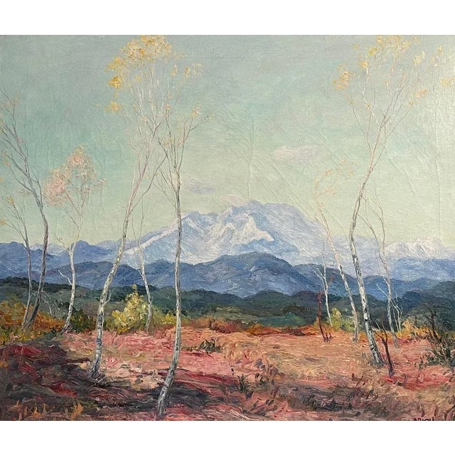 Arioli, Autumn on the Heath, Oil Painting on Canvas For Sale - Image 3 of 7